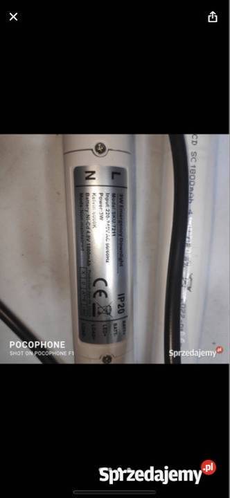 Optonica Lampa awaryjna LED z baterią LED 3W Gliwice sprzedam