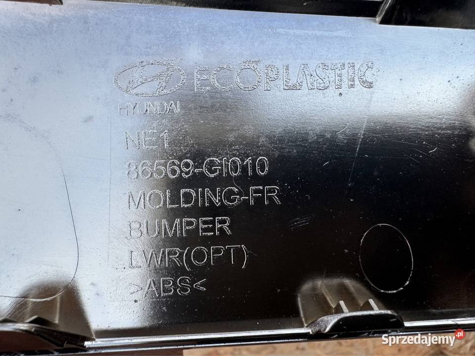 Listwa chrom zderzaka przód środkowy hyundai wielkopolskie
