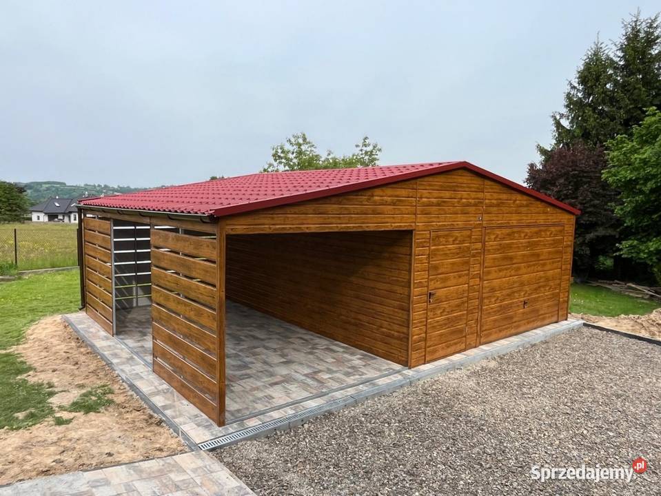 Garaż 5x6 wiata ażurowa 3x6 Białystok