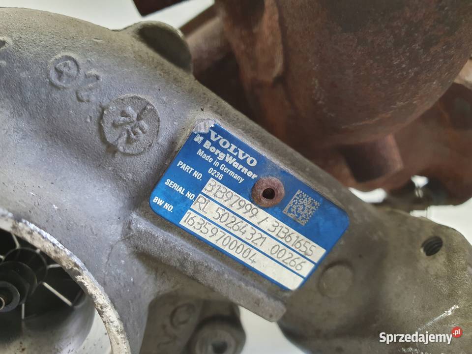 TURBOSPRĘŻARKA Volvo V60 20 D4 turbo BITURBO lubelskie Chełm