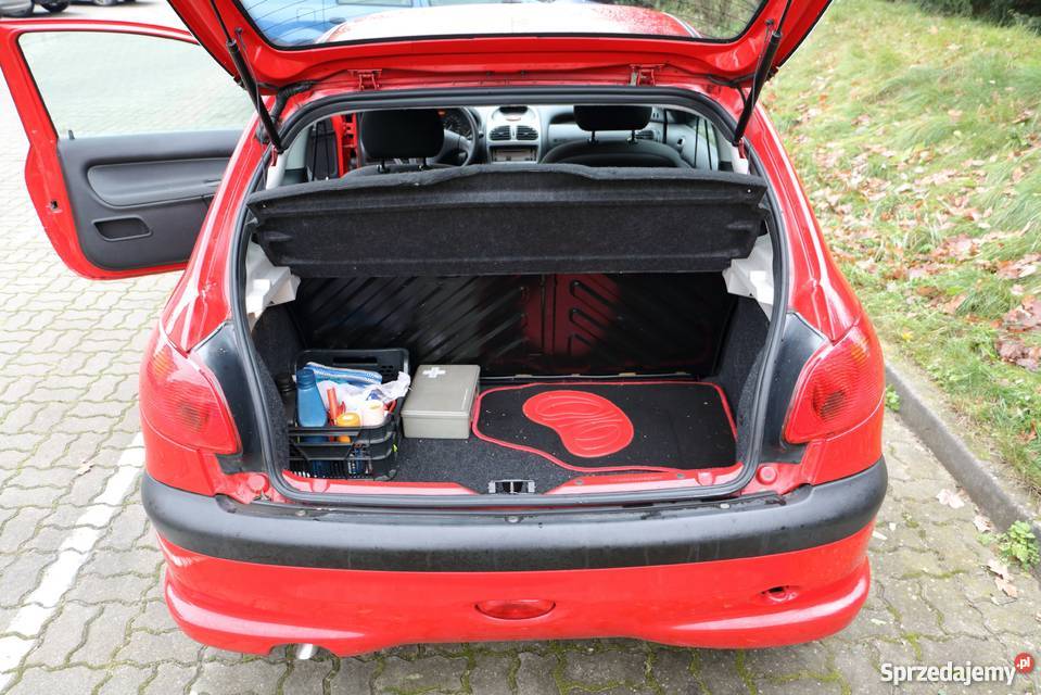 Peugeot 206 czerwony Warszawa