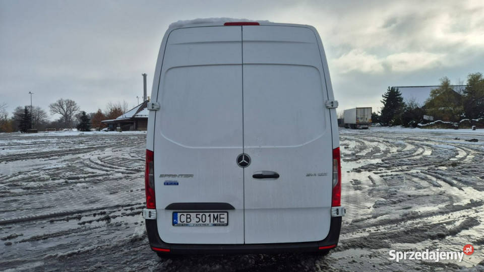 Mercedes Sprinter Chłodnia Polski Salon biały Mercedes-Benz Suchorzew