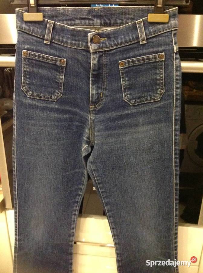 Spodnie Jeans Dzwony Damskie WRANGLER XS niebieski Nowa Sól