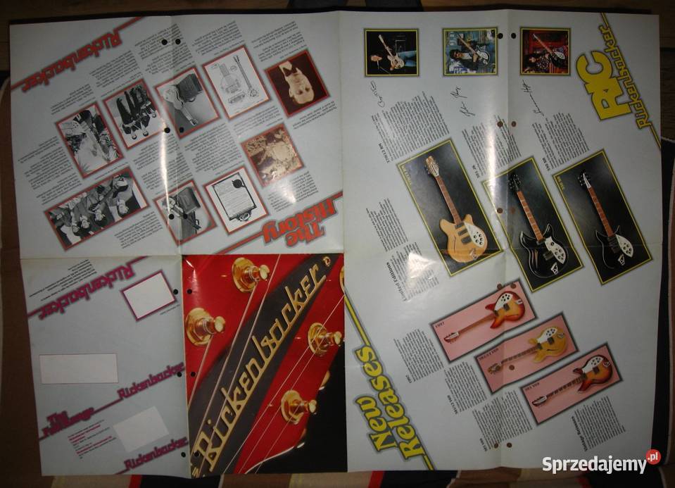 Rickenbacker katalog gitarplakat