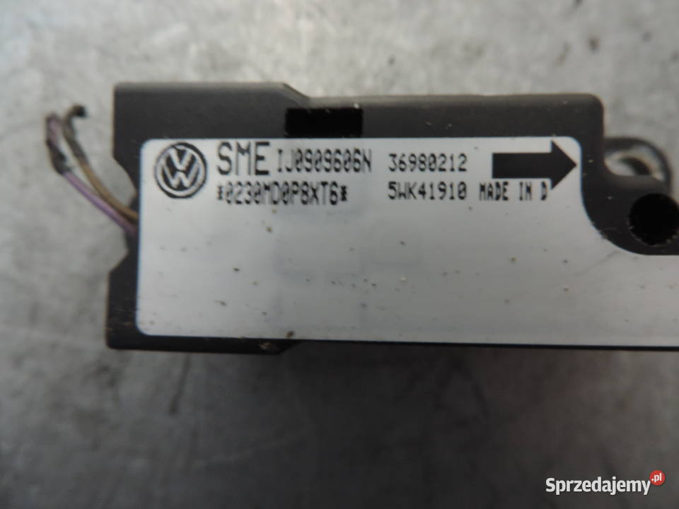 CZUJNIK UDERZENIOWY VW PASSAT B5 1J0909606N osobowe Nowy Sącz