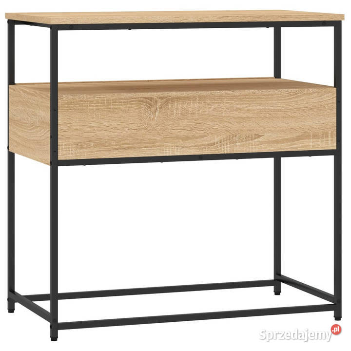 Stolik konsolowy dąb sonoma 75x40x75 WM834156 Warszawa