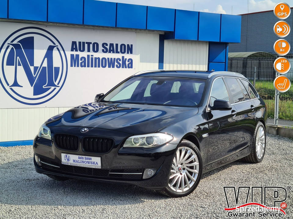 BMW 520 Navi Skóra Xenon Ring Grzane przyciemniane szyby