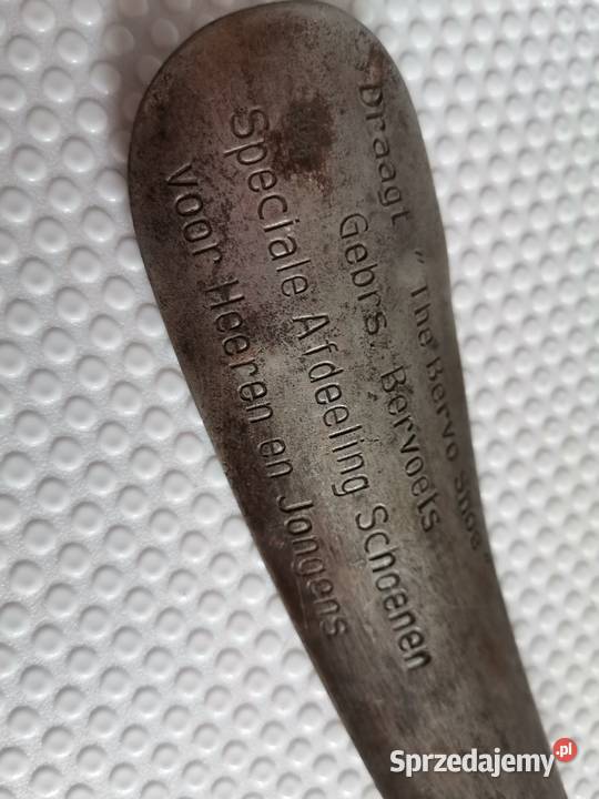 Stara przedwojenna metalowa łyżka do butów Antyki, Sztuka, Kolekcje