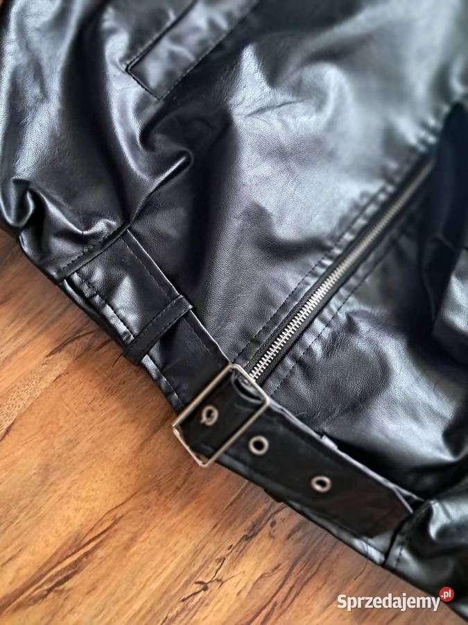 nowa czarna kurtka z ekoskóry rozmiar S brak świętokrzyskie Sandomierz