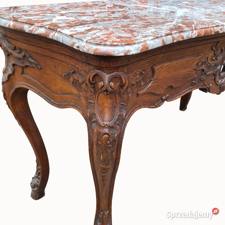 RZEŹBIONY STOLIK KONSOLA LUDWIKOWSKA Szczecin