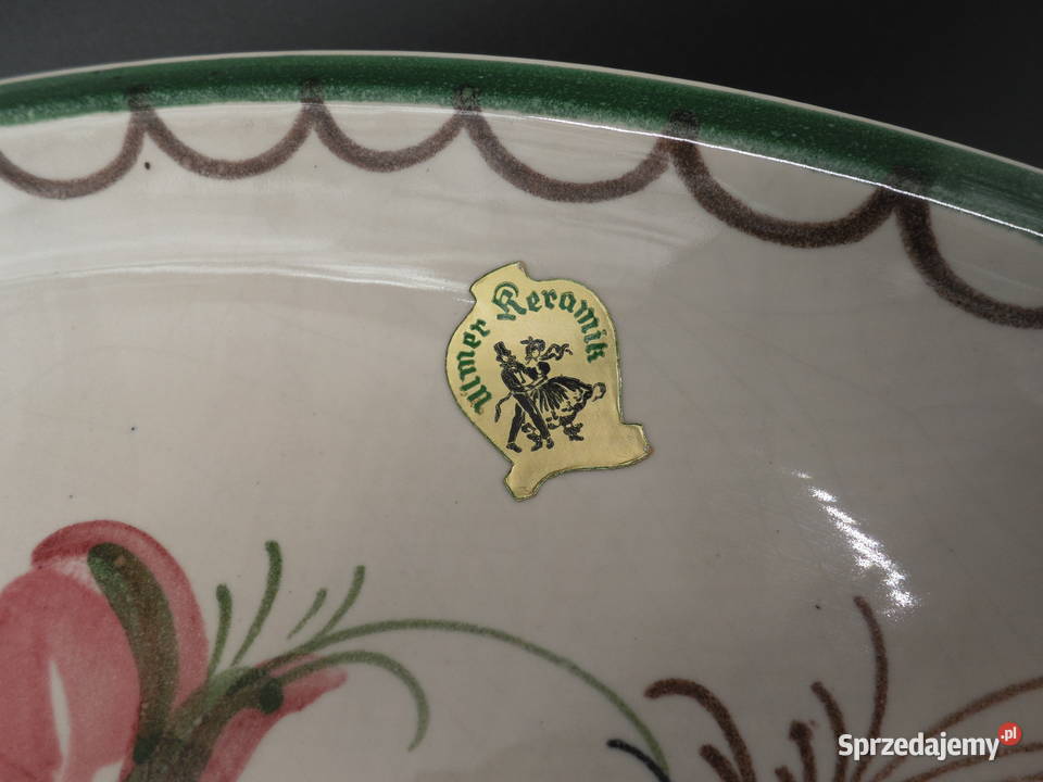 Ceramiczny talerz ścienny Ulmer Keramik Raszków sprzedam