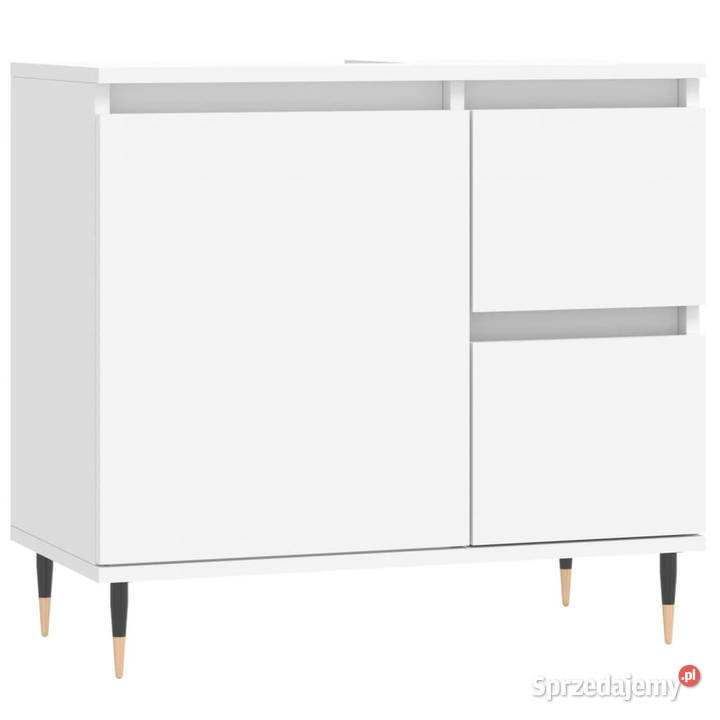 Szafka łazienkowa biała 65x33x60 materiał