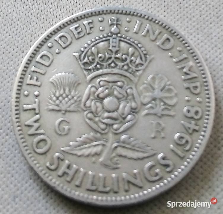 WIELKA BRYTANIATWO SHILLINGS1948 r Legionowo