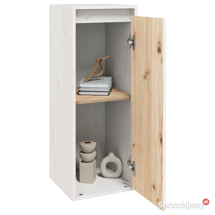 Szafka ścienna biała 30x30x80 lite drewno Warszawa