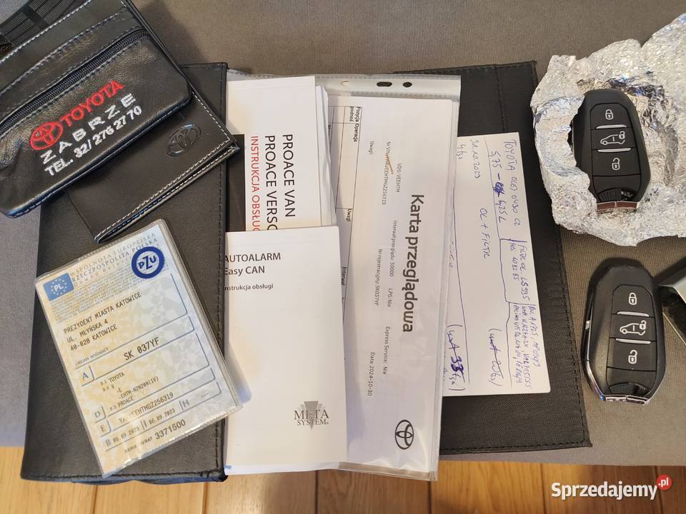 Toyota Proace Verso Family long na gwarancji szary Wrocław