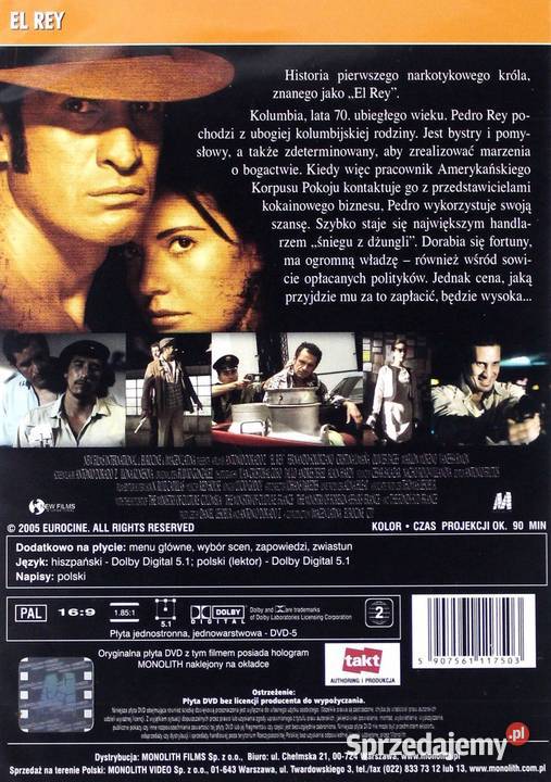 EL REY DVD wielkopolskie Kalisz sprzedam