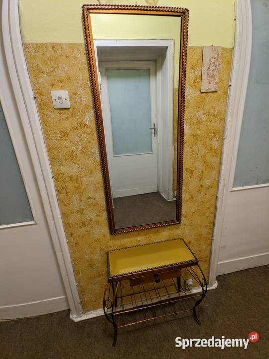 Lustro ręcznie robione barwa miedziana Łódź sprzedam