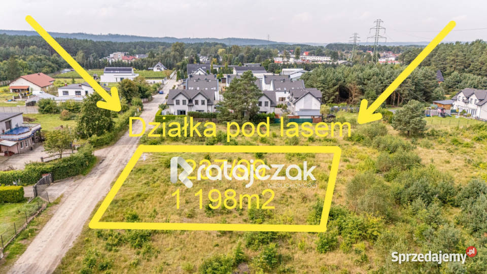 Grunt 1198m2 Orle Wesoła budowlana Sprzedaż sprzedam