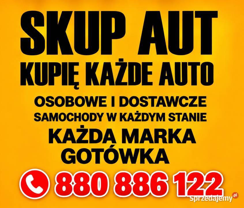 SKUP AUT SAMOCHODÓW motocykli Małopolska Śląsk Wadowice
