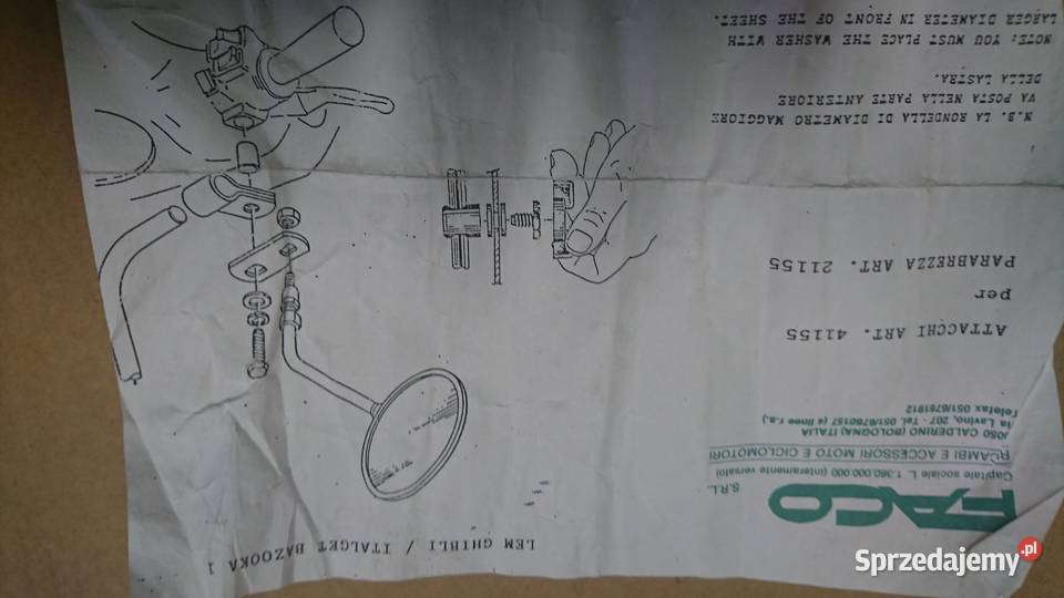 NOWA SZYBA OWIEWKA ITALJET BAZOOKA Elementy nadwozia
