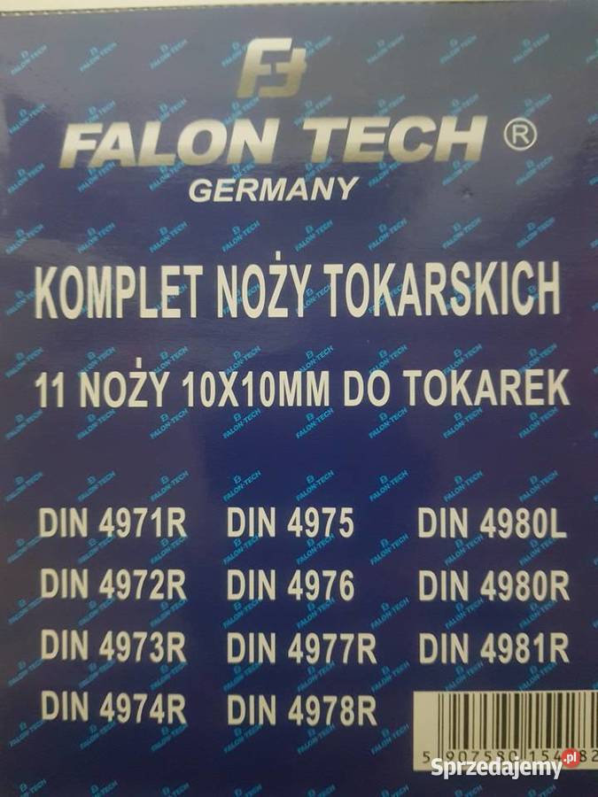 ZESTAW TOKARSKI 11el TOKARSKIE 10x10mm tokarnia Głogowa sprzedam