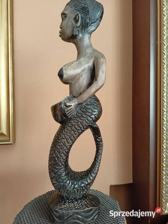 Rzeźba akt kobieta figura drewno