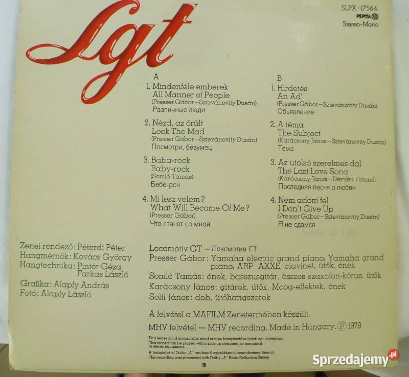 płyta winylowa Locomotiv GT płyta winylowa Suwałki