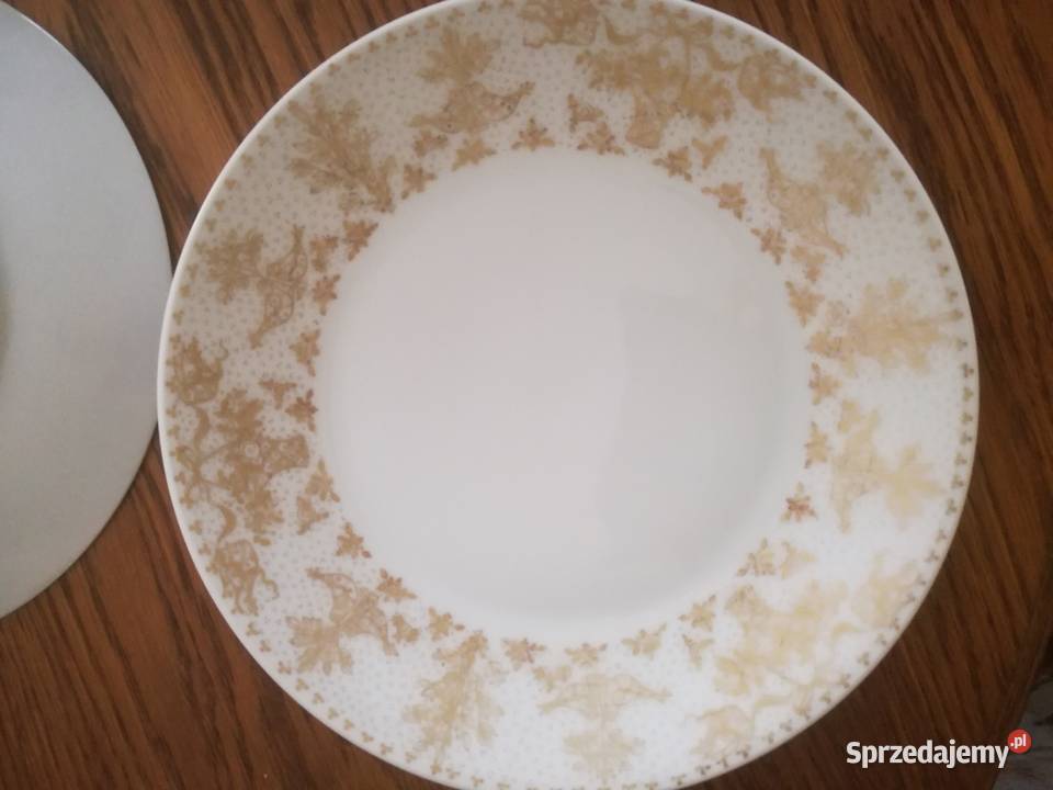 Rosenthal Piękne biało złote talerzyki vintage Jastrzębie-Zdrój