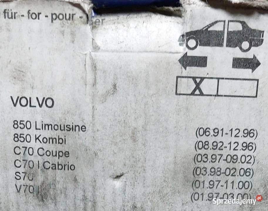 ATE KLOCKI HAMULCOWE PRZÓD VOLVO 850 C70 S70 V70 Mielęcin