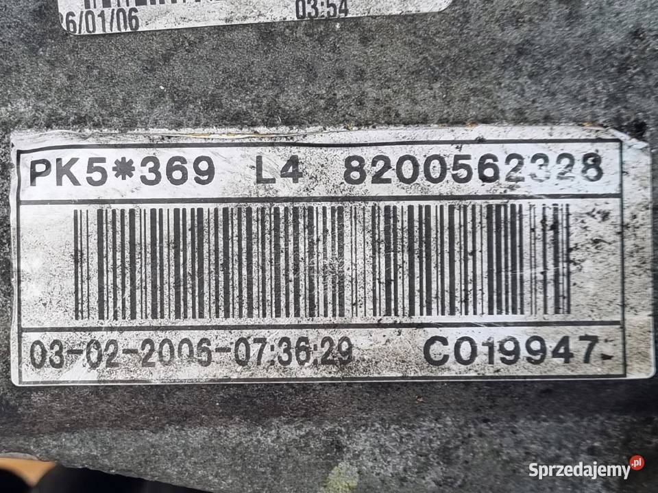 Opel Vivaro 19 DCI CDTI MANUALNA SKRZYNIA BIEGÓW osobowe Skrzynie biegów manualne Janów
