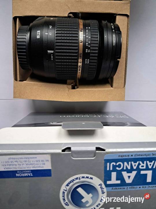 Tamron SP AF 1750 f28 XR Di II VC Obiektywy