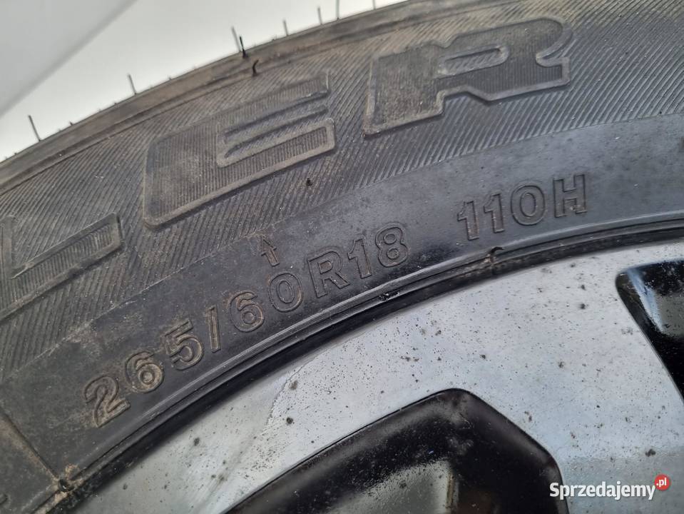 Toyota Hilux VIII KOŁO ZAPASOWE Zapas alufelga Rudka