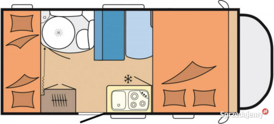 samochody kempingowe Hobby SIESTA A 55 GS Janki