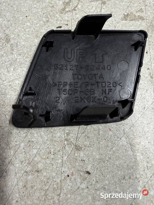 Zaślepka zderzaka hak hol Toyota Yaris 2 lift małopolskie Piła Kościelecka