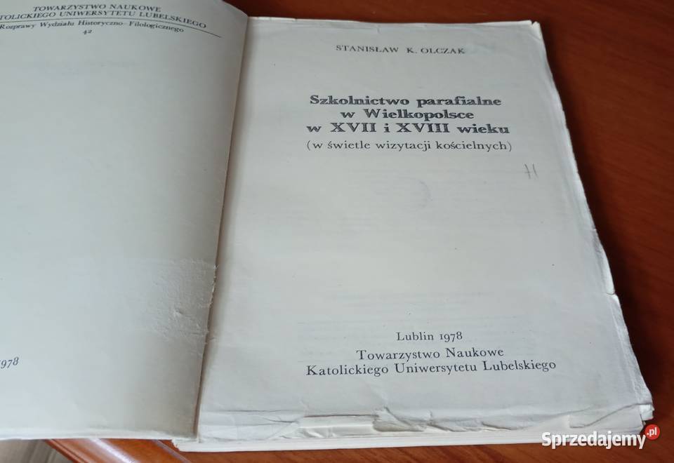 Szkolnictwo parafialne w Wielkopolsce w XVII i Podręczniki Gdańsk
