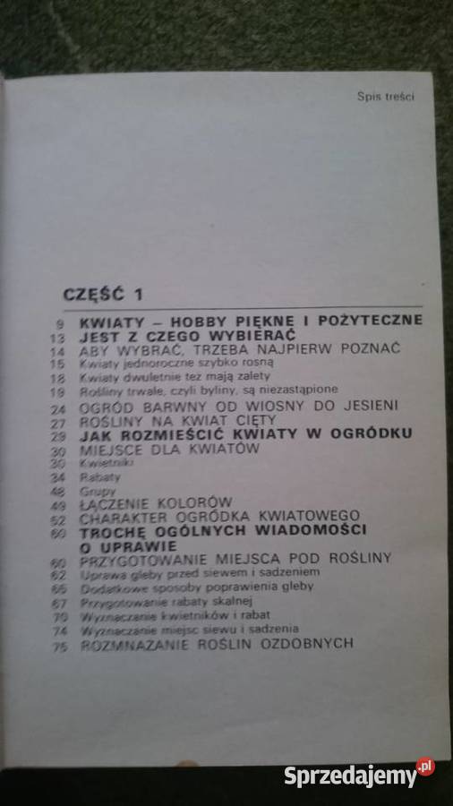 Książka poradnik Kwiaty w ogródku Izabela Wrocław