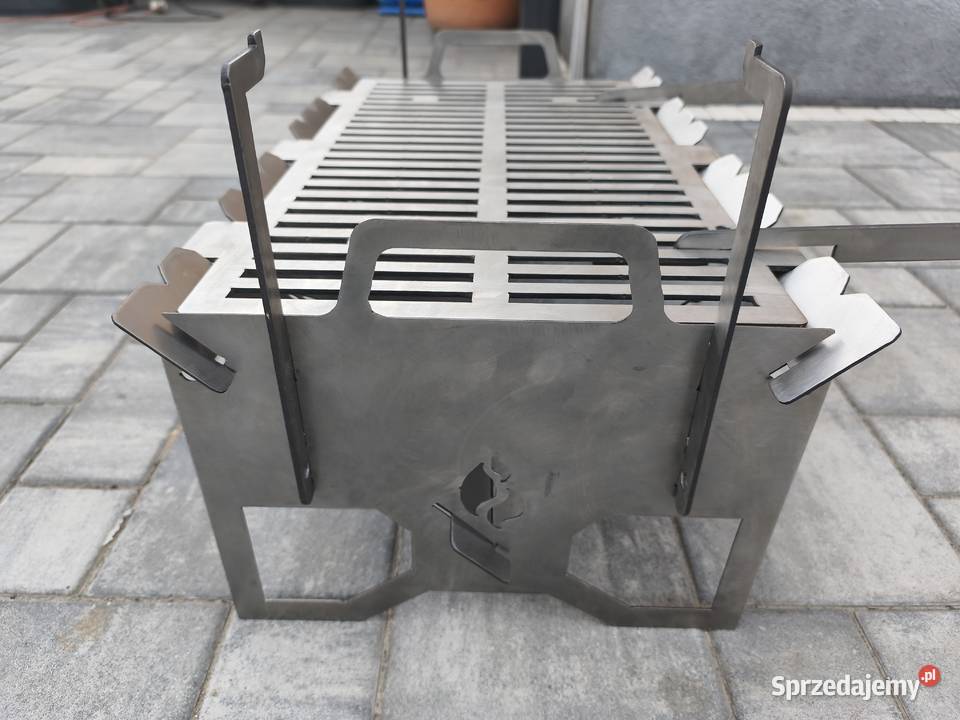 Grill nierdzewny składany turystyczny w plener Niegosławice