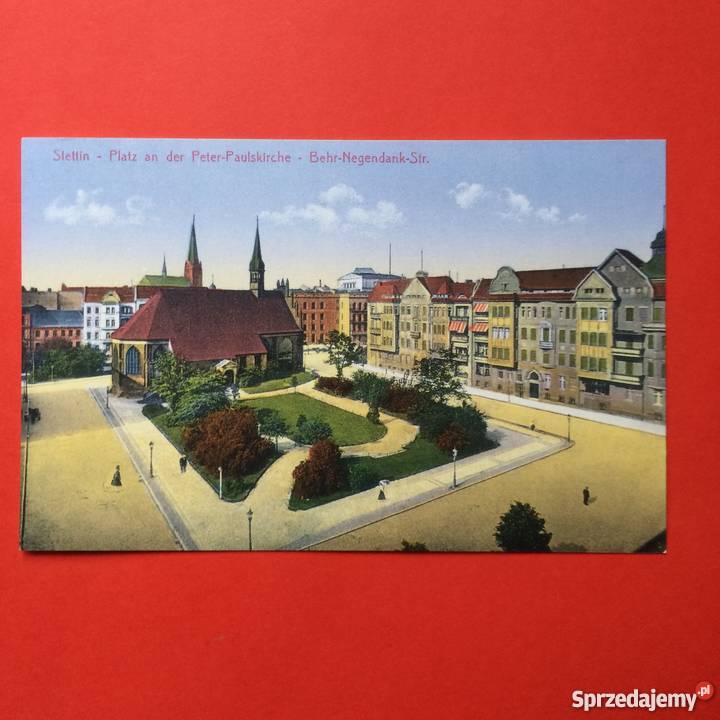 920 Reprint widokówki ze Stettina Antykwariat