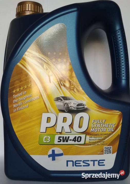 Olej syntetyczny Neste Pro 4 l 5W40