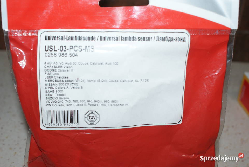 0 258 986 504 BOSCH SONDA LAMBDA UNIWERSALNA osobowe Białobrzegi