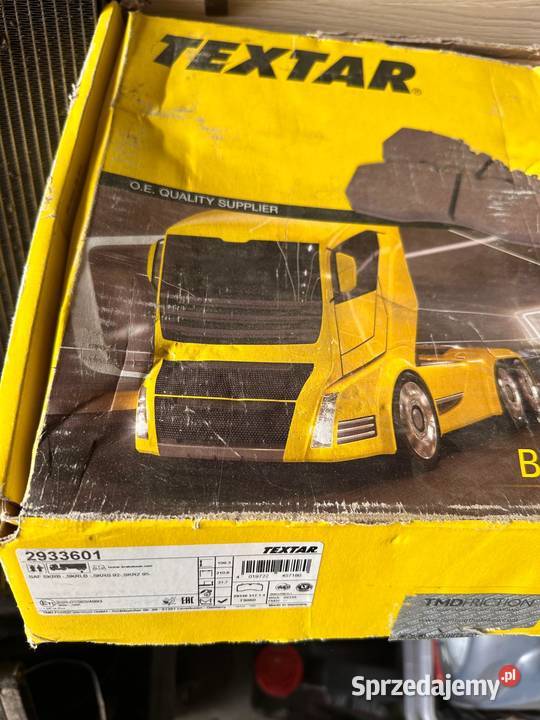Klocki hamulcowe Textar oś SAF 2933601 ciężarowe Wrocław sprzedam