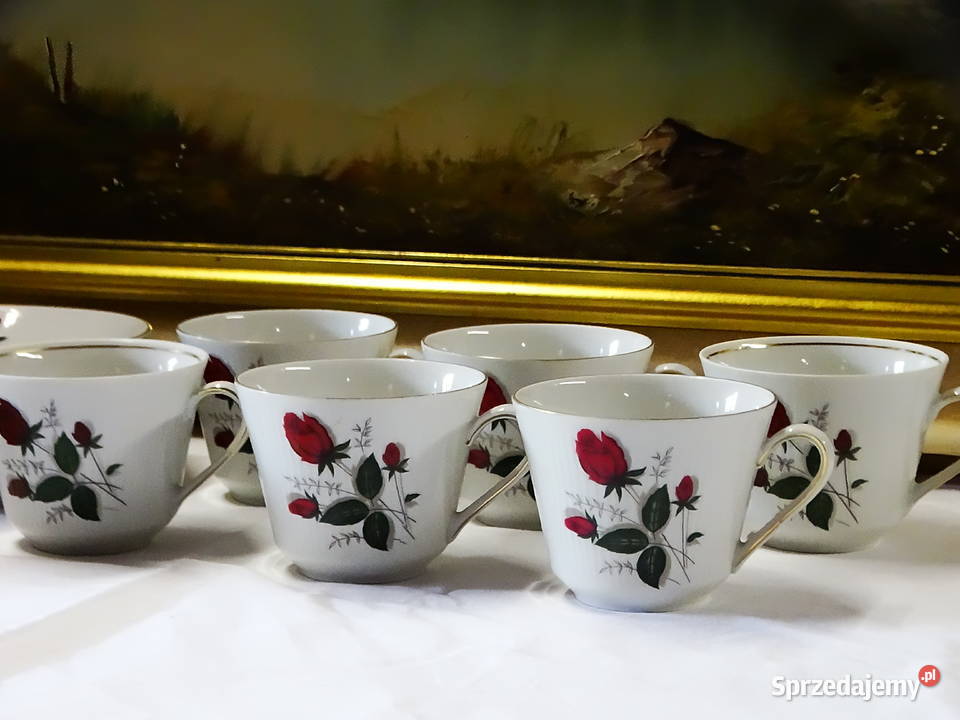 Zestaw porcelany Mitterteich Bavaria elegancki Biłgoraj