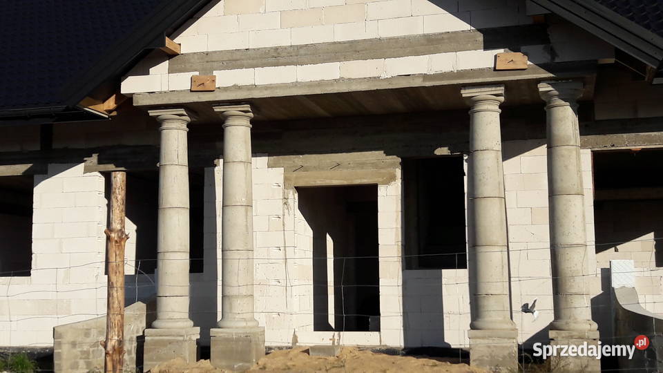 Kolumny betonowe beczkowe stożkowe kwadratowe zewnętrzne Siedlce