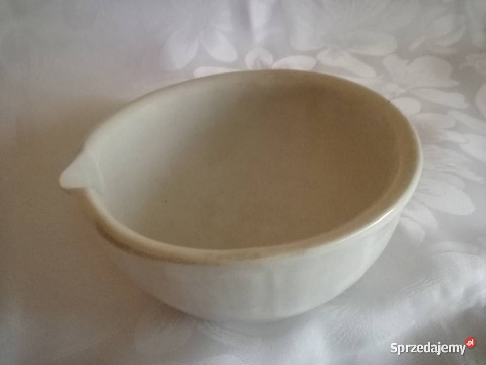 Moździerz porcelanowy z wylewem laboratoryjny fi Łódź