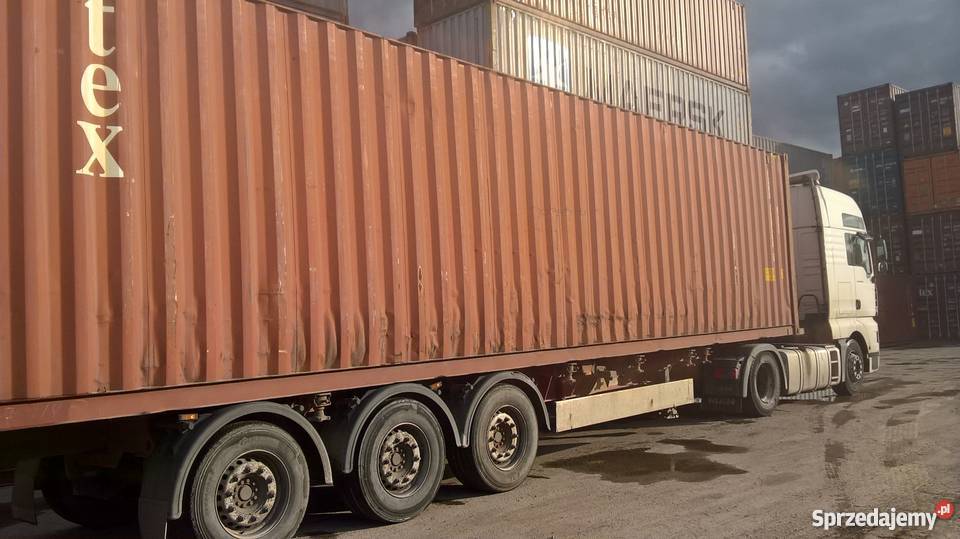 Kontener morski 12 m 40HC stalowy budowlany Poznań