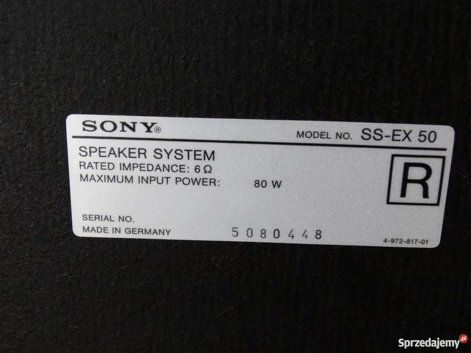 Kolumny Sony SSEX50 mocne 2 x 80 wat WYSYŁKA Słuchawki i głośniki podkarpackie