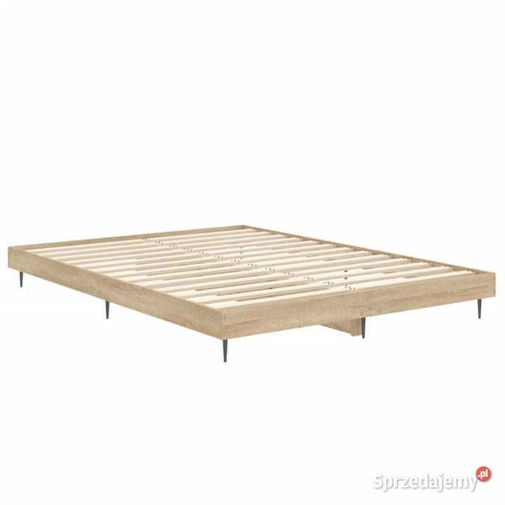 Rama łóżka dąb sonoma materiał drewnopochodny 193cm Warszawa