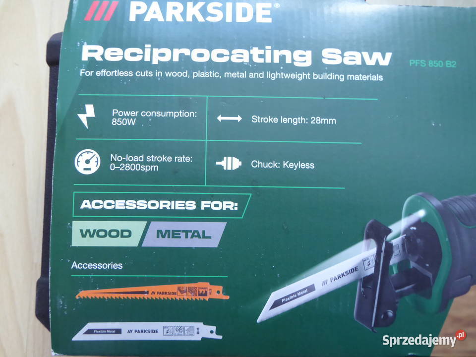Nieużywana sieciowa lisica PARKSIDE PFS 850 B2 warmińsko-mazurskie Olsztyn