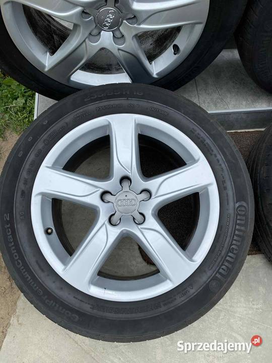 Felgi aluminiowe AUDI 18 5x112 opony Continental Pionki