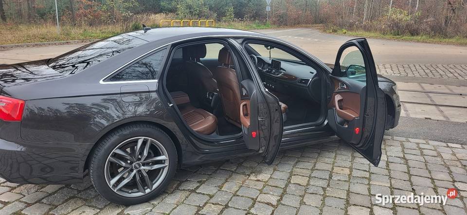 Audi A6 C7 Sedan 2012 181 Brązowe skóry ACC 2 4/5 opolskie